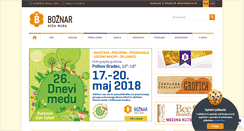 Desktop Screenshot of boznar.si